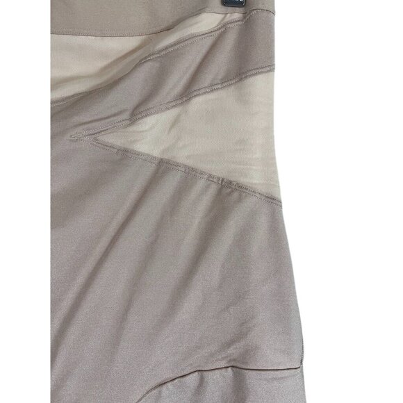 Cacique Neutral Shapewear 22 Nude High Waist Thigh Short Intimates Feminine Chic - Picture 4 of 14